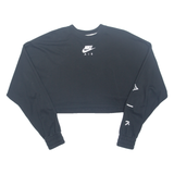 NIKE Cropped Womens Sweatshirt Black S
