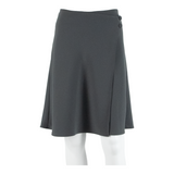 ARMANI COLLEZIONI Womens Wrap Skirt Grey Knee Length S