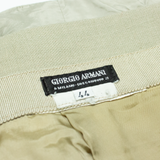 GIORGIO ARMANI Lined Womens Mini Skirt Beige Short S