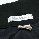 MAX MARA Womens Pencil Skirt Black Knee Length Viscose UK 18
