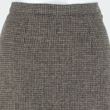 Womens Straight Skirt Grey Knee Length S