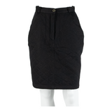 Womens Straight Skirt Black Short S