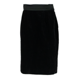 Womens Pencil Skirt Black Knee Length S