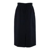 Womens Pencil Skirt Blue Midi S