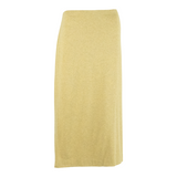 PETER HAHN Womens Straight Skirt Yellow Midi L