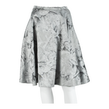 TED BAKER Womens Skater Skirt Grey Short Floral S
