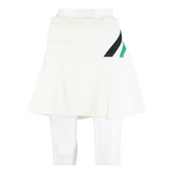 LACOSTE Womens Mini Skirt White Short L