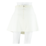 LACOSTE Womens Mini Skirt White Short L