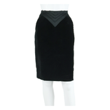 Womens Pencil Skirt Black Knee Length S
