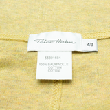 PETER HAHN Womens Straight Skirt Yellow Midi L