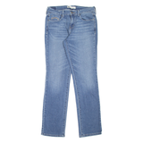 LEVI'S 505 Womens Jeans Blue Regular Straight Stone Wash W27 L32