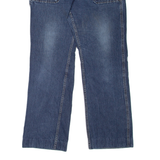 CALVIN KLEIN JEANS Womens Jeans Blue Regular Straight Stone Wash W34 L28