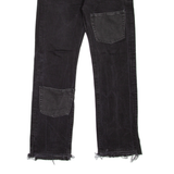 LEVI'S 501 Jeans Customised Mens Blue Regular Straight W33 L32