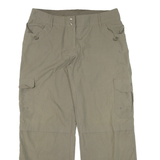 ADIDAS Cargo Womens Trousers Green Loose Straight W34 L28