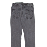 LEVI'S 514 Jeans Mens Black Slim Straight W30 L29