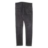 LEVI'S 519 Jeans Mens Black Slim Skinny W33 L29