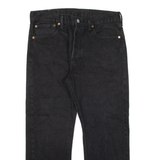 LEVI'S 501 Jeans Mens Black Regular Straight W32 L24