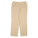 Womens Trousers Beige Regular Straight W38 L32