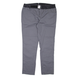 ROBUR Womens Trousers Grey Regular Tapered W40 L33