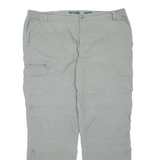 CANDA Outdoor Mens Trousers Grey Regular Tapered Nylon W44 L32