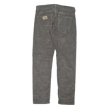LOIS Womens Corduroy Trousers Grey Regular Straight W32 L32