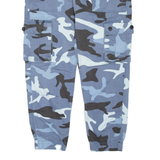 BERSHKA Womens Trousers Blue Regular Tapered W32 L24