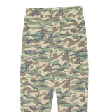 MANOR Camo Womens Trousers Green Regular Tapered W32 L29