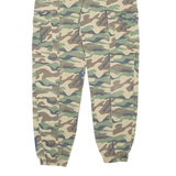 MANOR Camo Womens Trousers Green Regular Tapered W32 L29