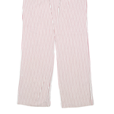 LIBERTINE Striped Womens Trousers Red Regular Straight W29 L33