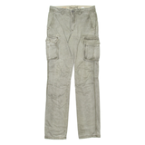 DESIGUAL Mens Trousers Grey Regular Straight W28 L35