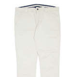 TOMMY HILFIGER Mens Trousers Cream Regular Tapered W38 L32