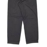 Womens Trousers Black Regular Straight W33 L30