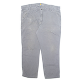 CARHARTT Cargo` Mens Trousers Grey Relaxed Straight W44 L30
