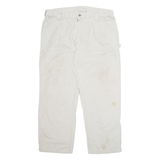 CARHARTT Cargo Mens Trousers Beige Regular Straight W40 L30