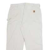 CARHARTT Cargo Mens Trousers Beige Regular Straight W40 L30