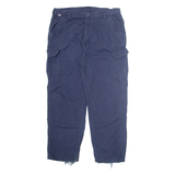 CARHARTT Cargo Mens Trousers Blue Regular Straight W42 L34