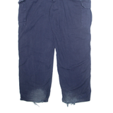 CARHARTT Cargo Mens Trousers Blue Regular Straight W42 L34