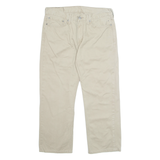 LEVI'S 514 Mens Trousers Beige Regular Straight W34 L25