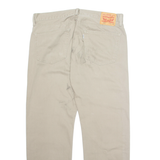 LEVI'S 505 Mens Trousers Beige Regular Straight W36 L30