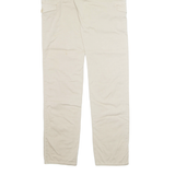 CALVIN KLEIN JEANS Chino Cargo Mens Trousers Beige Regular Skinny W30 L33