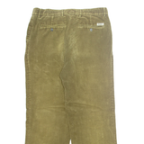 BARBOUR Chino Mens Corduroy Trousers Green Regular Straight W34 L28