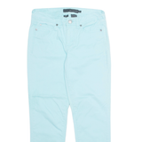 CALVIN KLEIN JEANS Crop Womens Trousers Blue Regular Tapered W26 L26