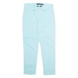 CALVIN KLEIN JEANS Crop Womens Trousers Blue Regular Tapered W26 L26