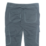 TOMMY HILFIGER Workwear 3/4 Womens Trousers Blue Regular Straight W34 L22