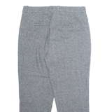 TOMMY HILFIGER Chino Mens Trousers Grey Regular Straight Wool W30 L25