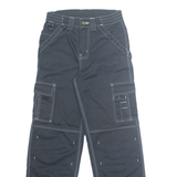 DICKIES Womens Trousers Black Regular Straight W26 L29