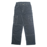 DICKIES Womens Trousers Black Regular Straight W26 L29