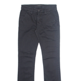 CALVIN KLEIN JEANS Chino Womens Trousers Black Slim Bootcut W36 L26