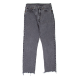 LEVI'S 501 Jeans Womens Grey Regular Straight W28 L28