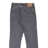 LEVI'S 501 Jeans Womens Grey Regular Straight W28 L28